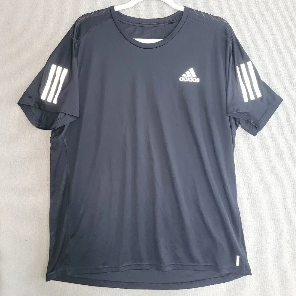 Adidas Size XL Men's Dark Running Primegreen Short Sleeve Tee
